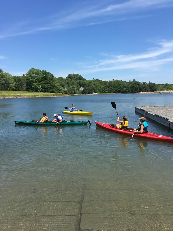 kayaking in Blue Hill, Maine